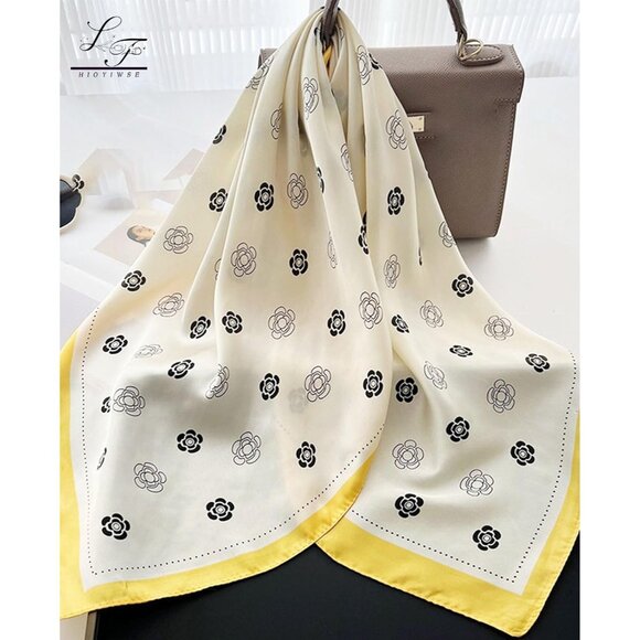 Satin Bandanas Head A32 Hot Scarf Women Lightweight Silk Hair Wrap Sleep Scarf - Picture 5 of 6